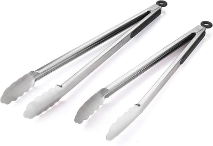 304 Stainless Steel Kitchen Cooking Tongs - Image 6