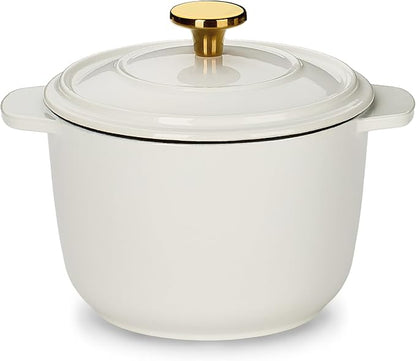 CAROTE 2QT Enameled Cast Iron Dutch Oven Pot by CAROTE