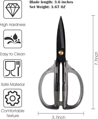 Kitchen Shears Scissors&Sharp Scissors, ARCHIKING 7.7inch Black Titanium Plated - Image 7