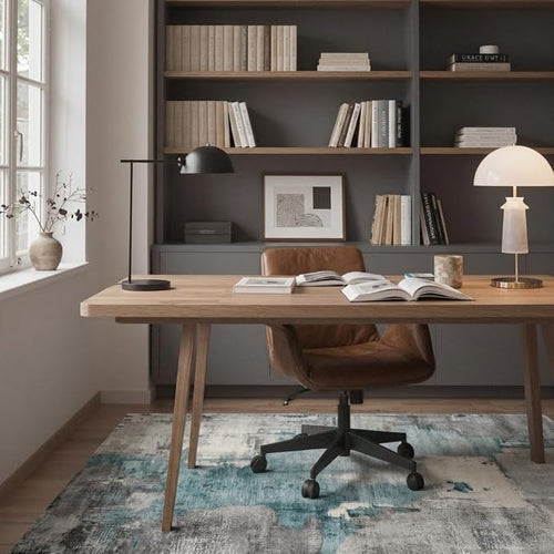 36"x60" Office Chair Mat for Hardwood Tile Floor, Under Desk Carpet Protector - Image 2