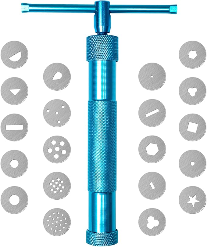 Polymer Clay tools, Clay Extruder, Sugar Paste Extruder, Cake Fondant Tool Set by Unknown