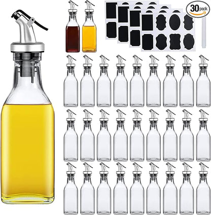 Accguan Oil Dispenser, 6oz Leakproof Olive Oil Dispenser, Set by Accguan
