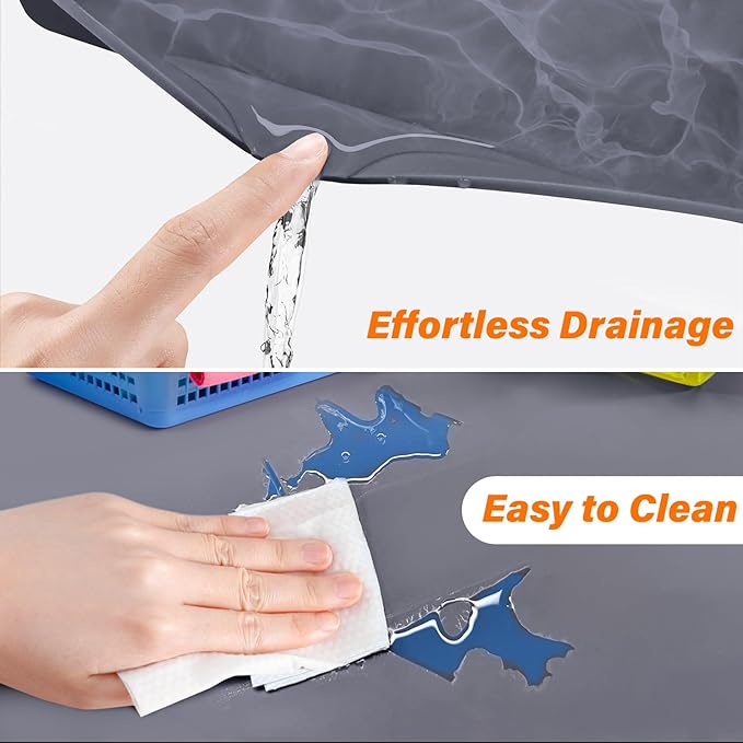 FLATO Waterproof Under Sink Mat 40" x 19" Shelf Liner - Image 3