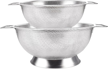 Kaishun Colander Stainless Steel Set, Kitchen Strainer by Kaishun