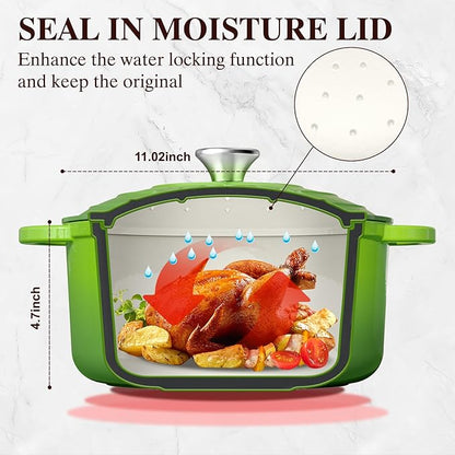 Umite Chef 7QT Enameled Cast Iron Dutch Oven - Image 2