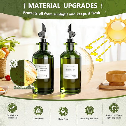 COOLMI Oil Dispenser for Kitchen - 12oz/350ml - Image 4