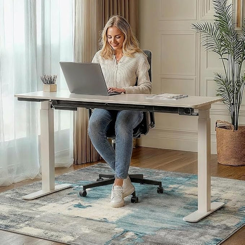 36"x48" Office Chair Mat for Hardwood Tile Floor, Under Desk Carpet Protector - Image 2