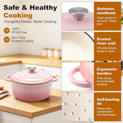 Enameled Cast Iron Dutch Oven - Image 6