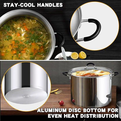 Cook N Home Stockpot Large pot Sauce Pot Induction Pot - Image 5