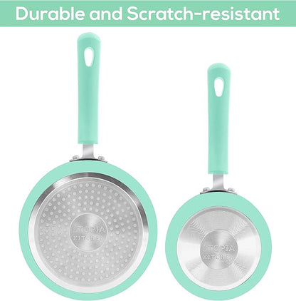 Utopia Kitchen Nonstick Stock Pot Saucepan Set - Image 6