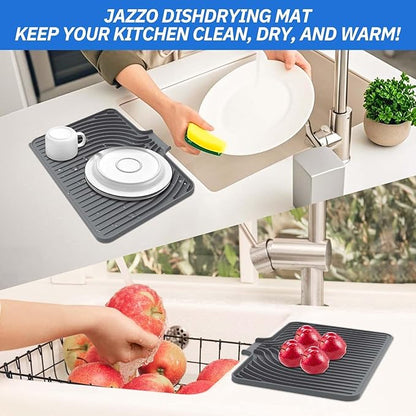 Dish Drying Mat for Kitchen Counter, - Image 5