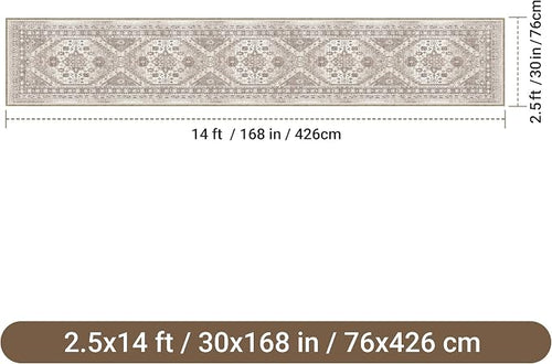 2'6" x 14'Non Slip Runner Rugs - Image 2