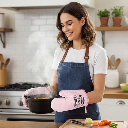 Leinuosen 8 Pcs Kitchen Towels and Oven Mitts Sets Pot Holders Dishcloths Set - Image 4