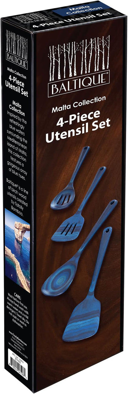 Totally Bamboo Baltique Malta Collection 4 Piece Cooking Utensil Set, Ready - Image 4