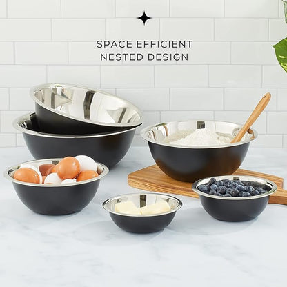 JoyJolt Stainless Steel Mixing Bowl Set - Image 4