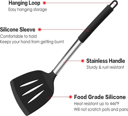 LIANYU 15-Piece Kitchen Cooking Utensils Set - Image 3
