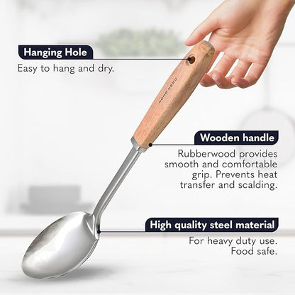 Home Hero Stainless Steel Kitchen Utensils Set - Image 4
