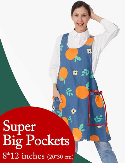 Cozy Adjustable Cross Back Aprons - Image 2