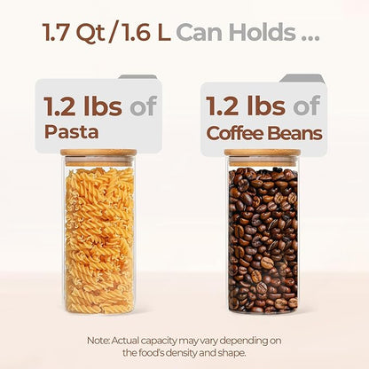ComSaf 1.7 Qt Glass Storage Containers - Image 3