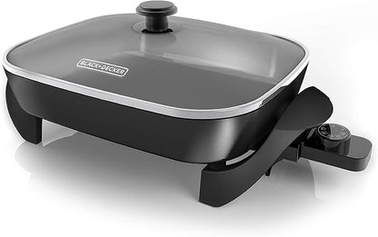 BLACK+DECKER Electric Skillet, Variable Temperature Control, Nonstick Cooking by GeorgeForeman