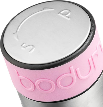 Bodum Twin Dual Salt and Pepper Grinder, Stainless Steel w/Silicone Sleeve - Image 2