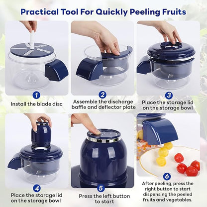 Automatic Grape Peeler Machine, Electric Garlic & Cherry Tomato Peeler Skin - Image 7