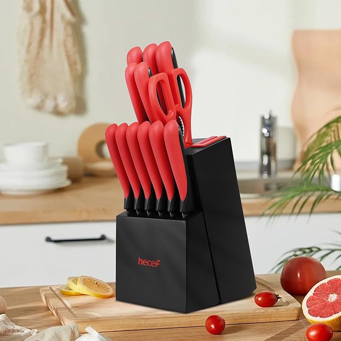 hecef 14 Pieces Kitchen Knife Set - Image 7
