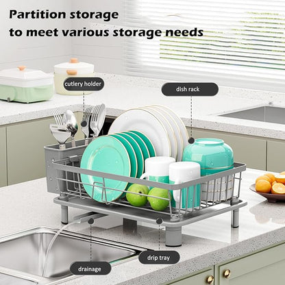 Small Dish Drying Rack, Space Saving Dish Racks - Image 3