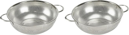 Chef Craft Select Microperforated Colander, 2.5 quart, Stainless Steel by ChefCraft