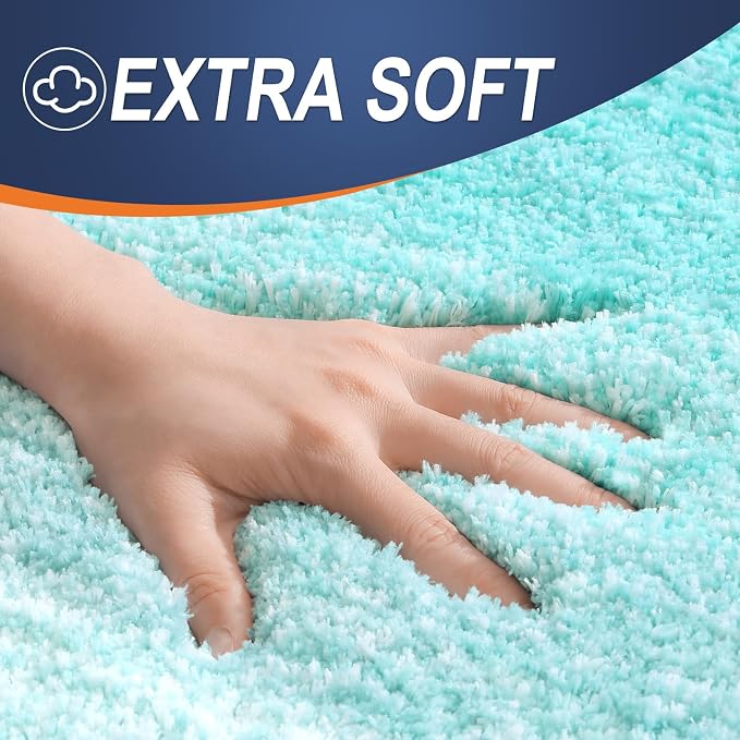 OLANLY Large Bathroom Rugs Mat 54x24, Extra Soft Absorbent Microfiber Bath Rugs - Image 3