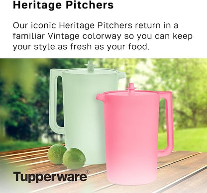 Tupperware Heritage 1 Gallon Pitcher in Soft Candy, Dishwasher Safe and BPA Free - Image 2