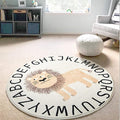 Poowe Round Kids Playroom Rug by Poowe