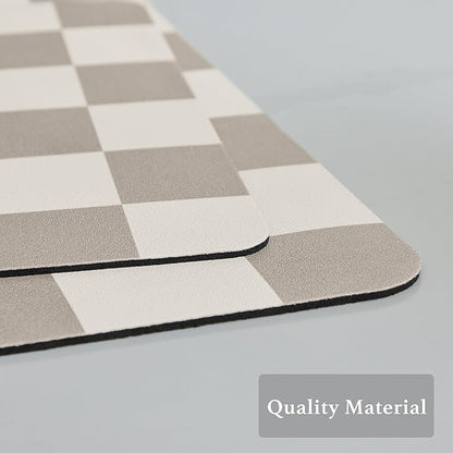 Ohocut Checkered Dish Drying Mat - Image 6