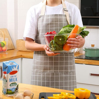 Tosewever 2 Pack Cotton Adjustable Bib Apron - Image 9