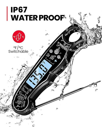 TEMOLA Meat Thermometer, Instant Read Food Thermometer - Image 3