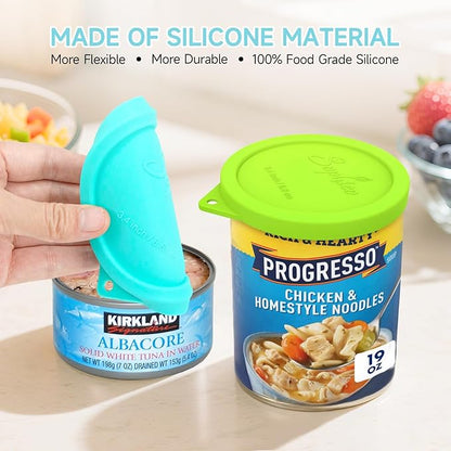 4PCs 3.4-inch Silicone Can Lids - Image 3