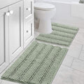 H.VERSAILTEX Bathroom Rugs Bath Rug Set 2 Piece Bathroom Contour Rug Toilet Mat by HVERSAILTEX