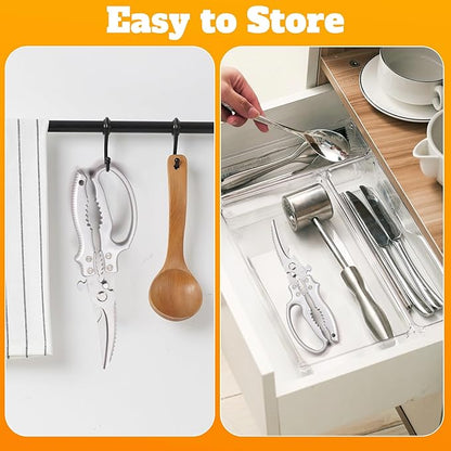 Heavy Duty Kitchen Scissors, Poultry Shears - Image 7