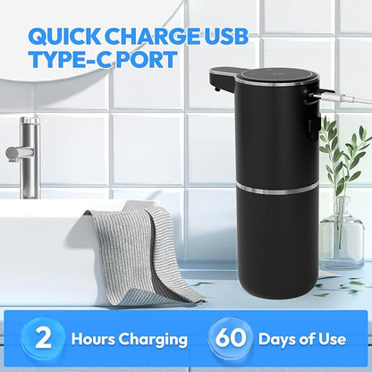 2 Pack Automatic Soap Dispenser Touchless, Liquid Hand Soap Dispenser 12.8oz - Image 6