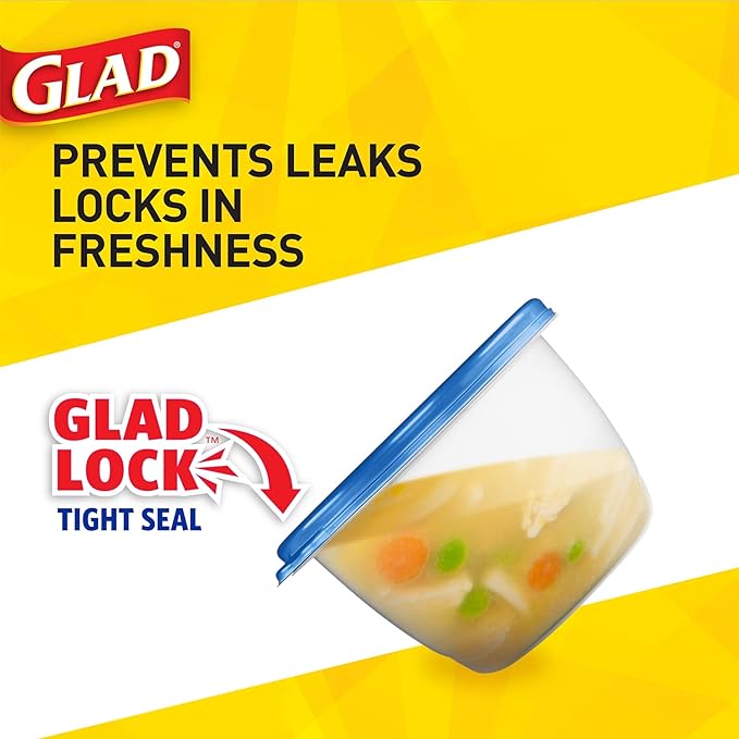 Glad GladWare to Go Lunch Food Storage Containers - Image 4