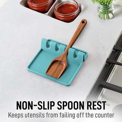 Zulay Kitchen Silicone Utensil Rest - Image 5