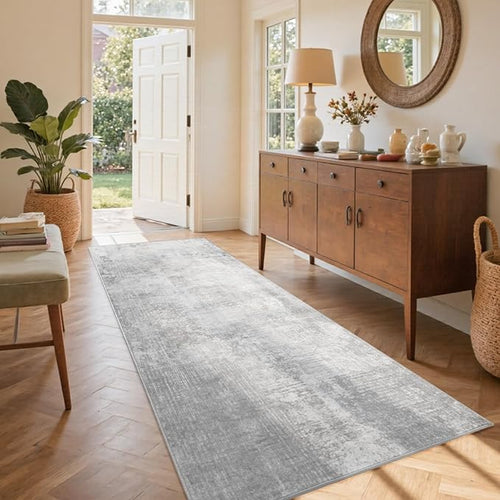 2x6 Ft Washable Runner Rug, Non-Slip Low Pile Hallway Kitchen Area Rug by Cuzwlovita