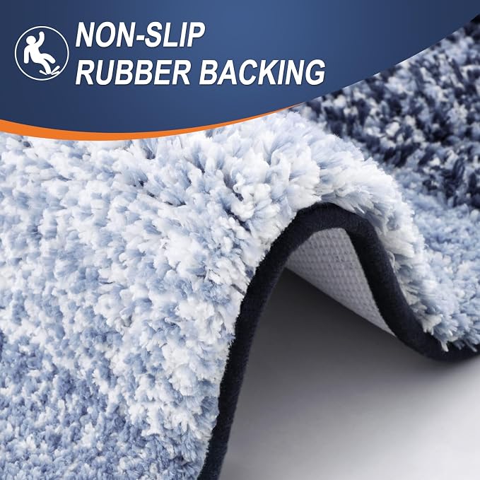 OLANLY Large Bathroom Rugs Mat 40x24, Extra Soft Absorbent Microfiber Bath Rugs - Image 5