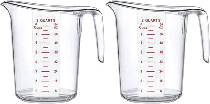 Amazing Abby - Melissa - 64-Ounce Plastic Measuring Pitcher, 8-Cup Food-Grade - Image 4