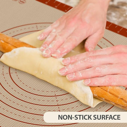 Pastry Mat, 0.7mm Extra Thick 36 x 24 Inches Large Non Stick Silicone Baking Pad - Image 2