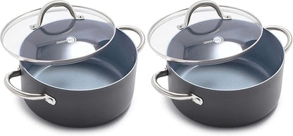 GreenPan Lima Hard Anodized 5QT Stock Pot by GreenPan