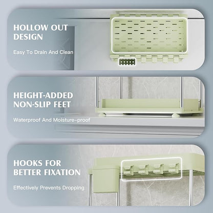 VERIFOST Under Sink Organizer, 2 Pack Under Kitchen Bathroom Cabinet Organizer - Image 5