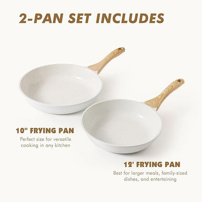 SENSARTE Nonstick Frying Pan Skillets, Healthy Cookware Chef's Pan, Free of - Image 2