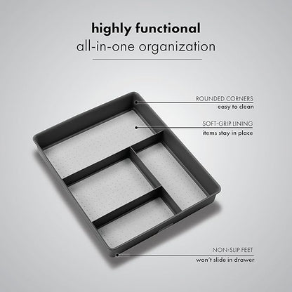 madesmart 4 Compartment Drawer Organizer, Office Tools, & Small Household Items - Image 2