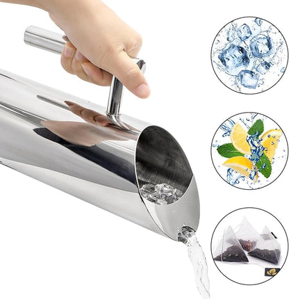 Hiceeden Stainless Steel Water Pitcher, 68oz/2L Modern Metal Pitcher - Image 4